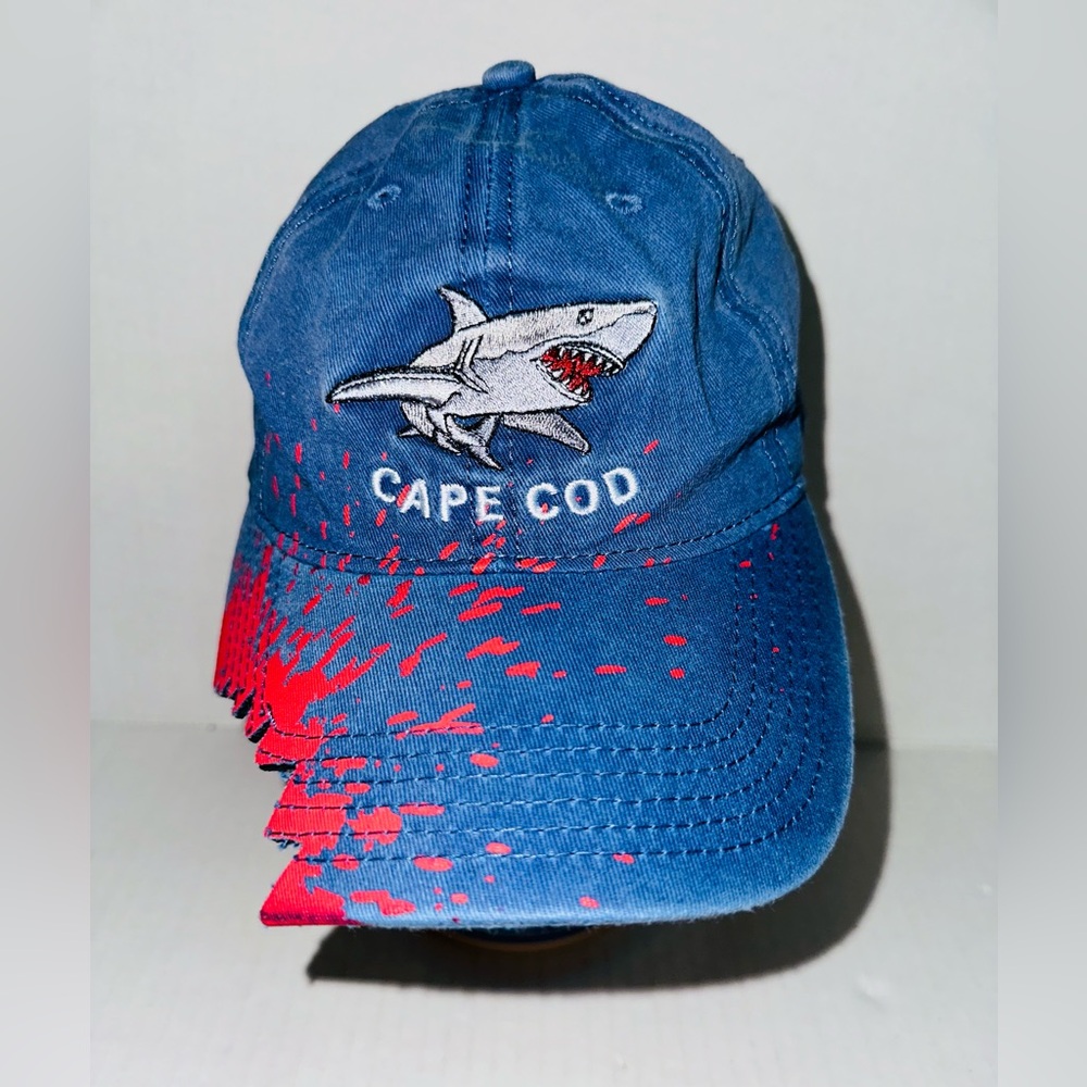 Cape Cod Great White Shark Bite Adjustable Baseball Cap Hat